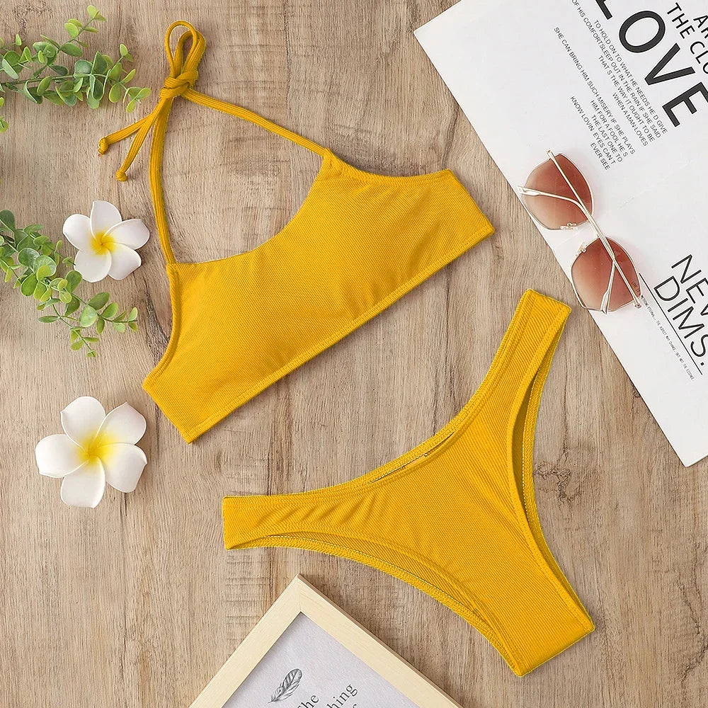 Brazilian Bikini Swimsuit Set