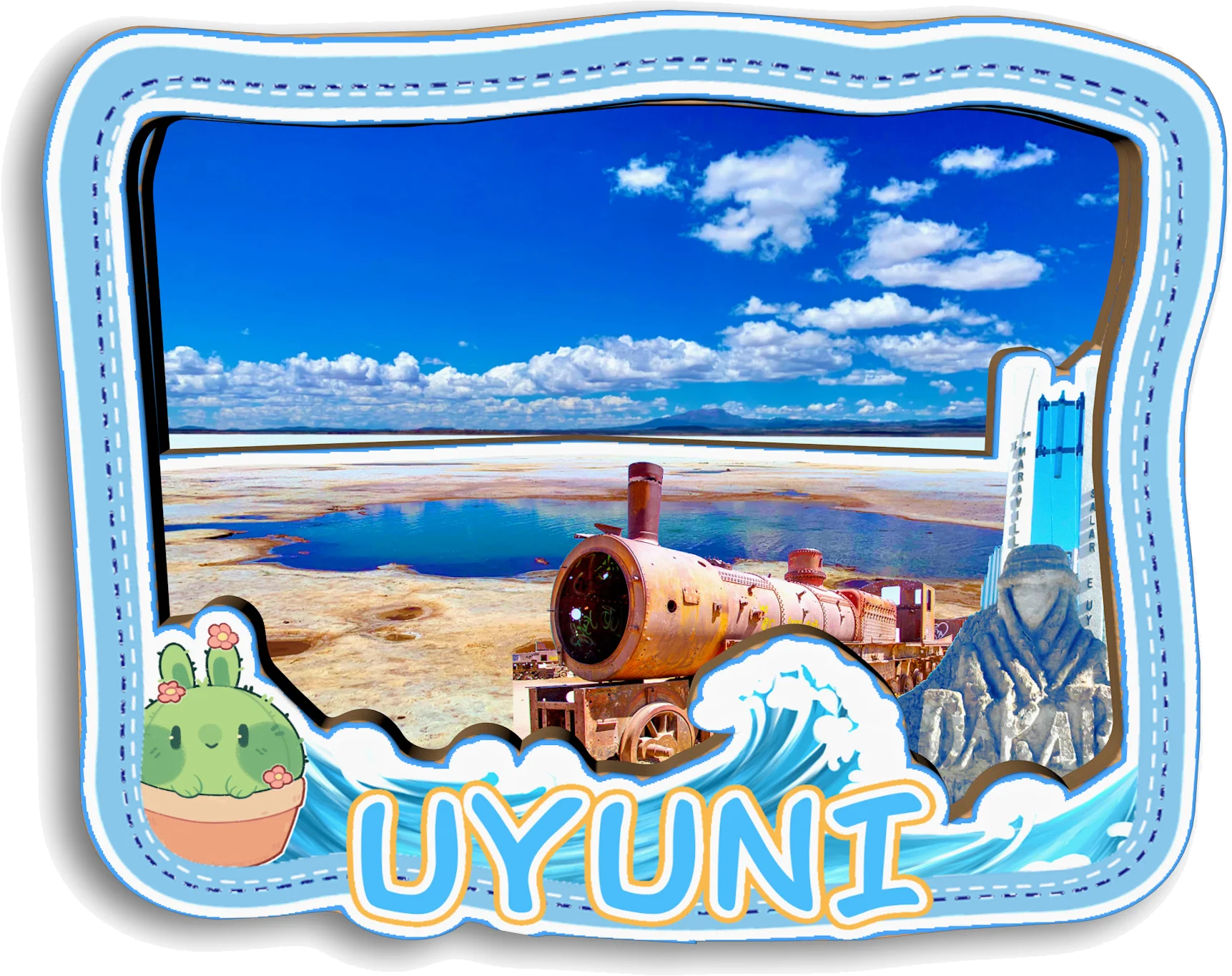 South America Travel Fridge Magnets – Handmade Souvenir