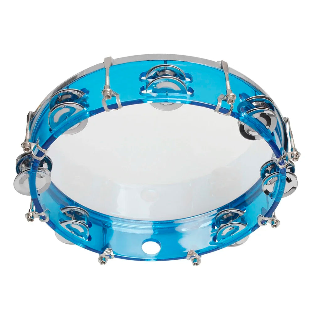 Brazilian Rhythm Tambourine – Self-Tuning Double Jingle Hand Drum