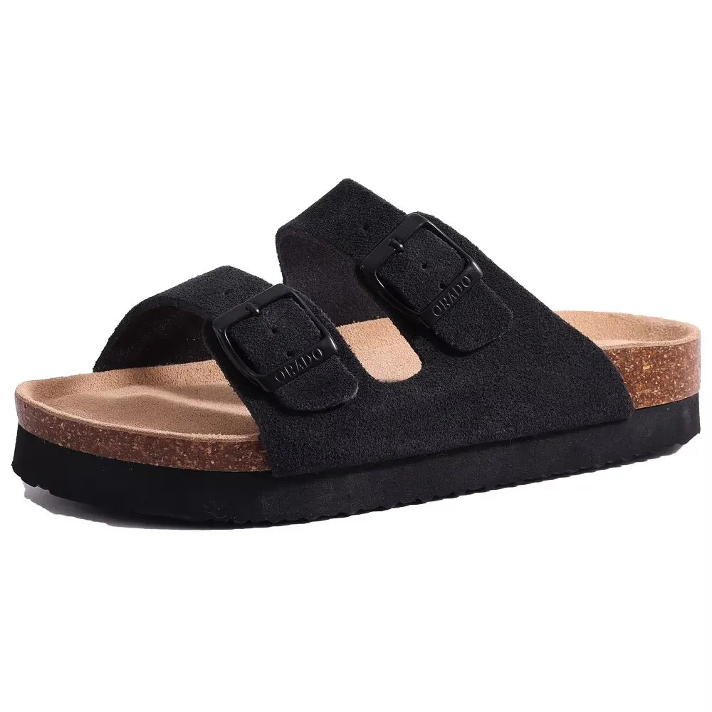 Brazilian Cork Slide Sandals