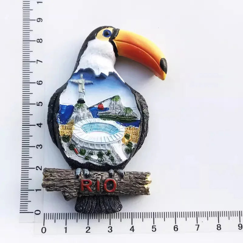Brazil Fridge Magnets – Rio de Janeiro Travel Souvenir