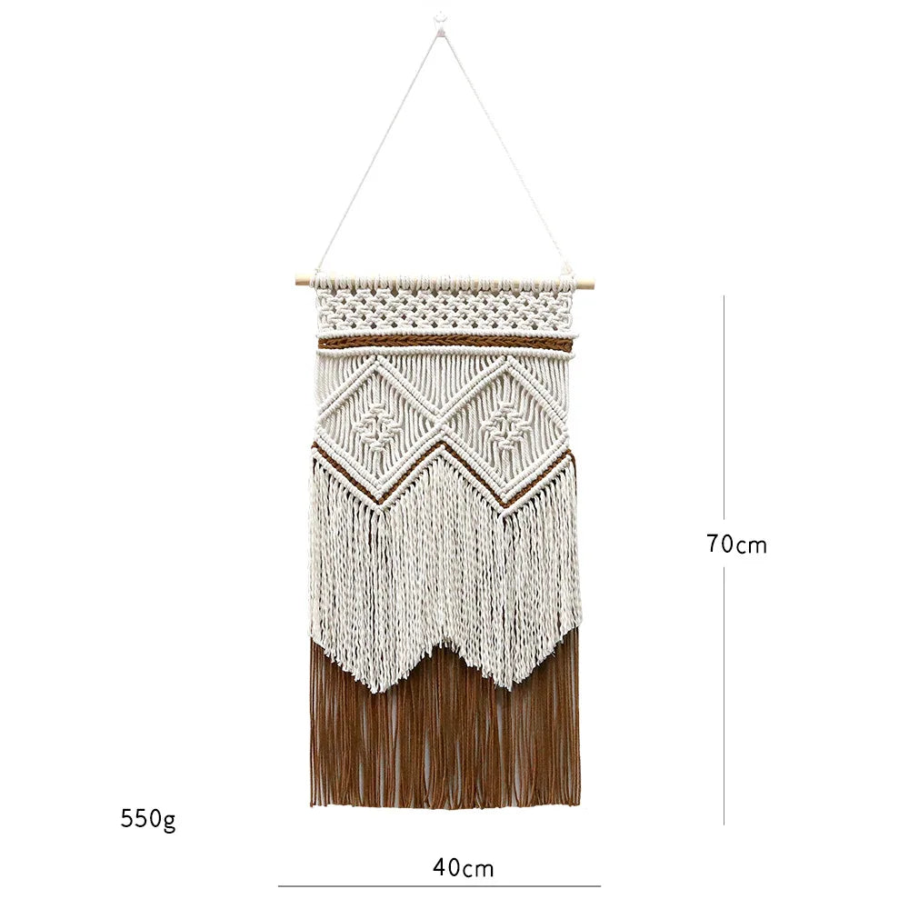 Nordic Macramé Wall Tapestry – Boho Home Decor