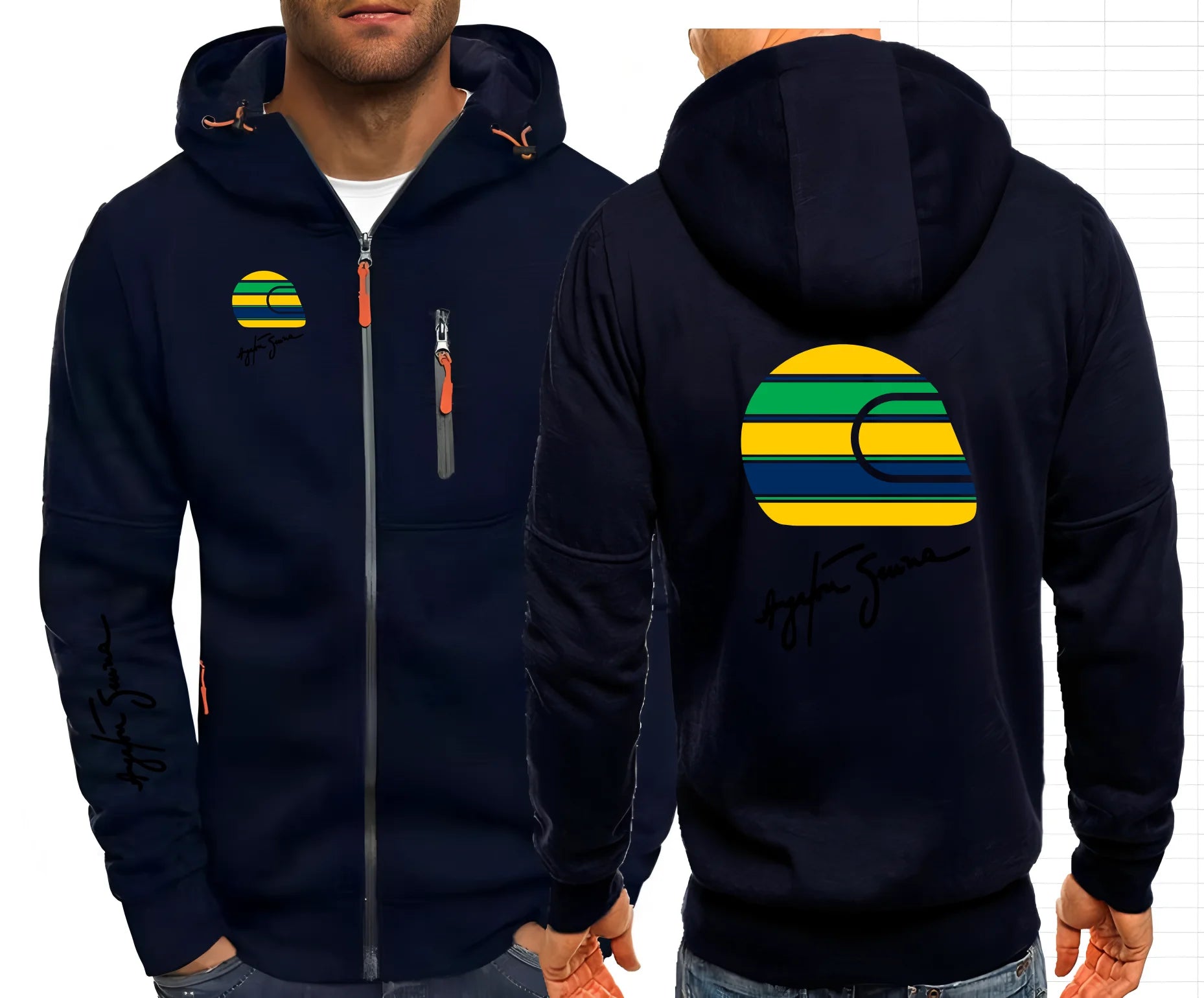 Ayrton Senna F1 Hooded Jacket