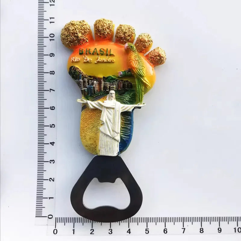 Brazil Fridge Magnets – Rio de Janeiro Travel Souvenir