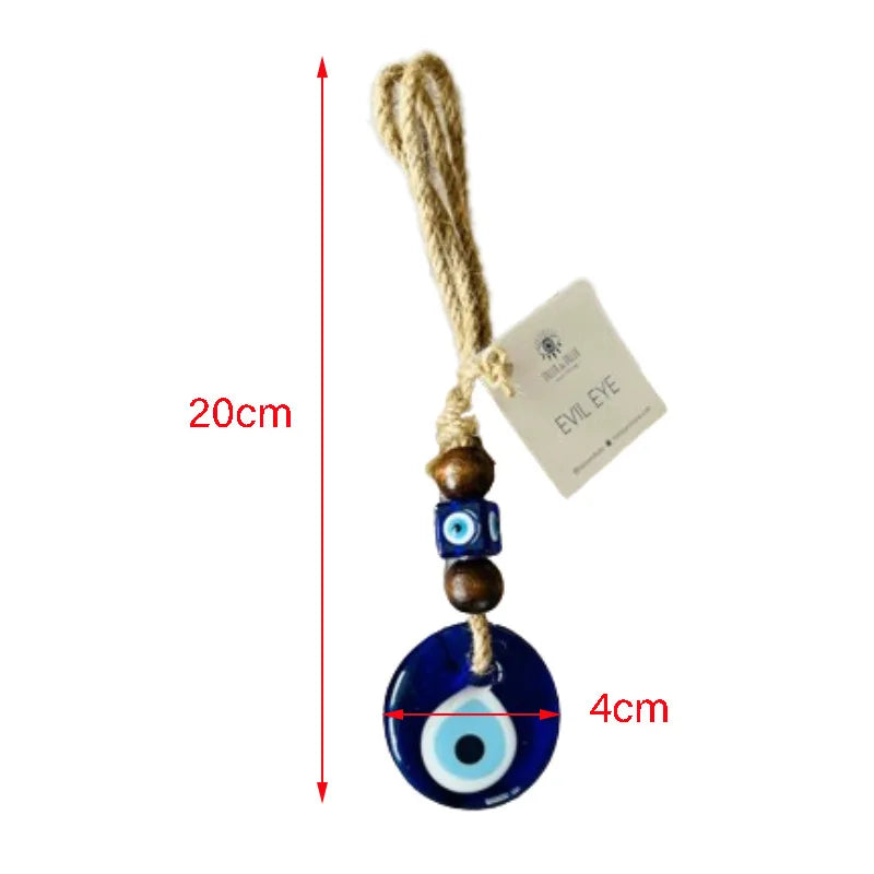 Evil Eye Macrame Wall Hanging – Nazar Protection Decor