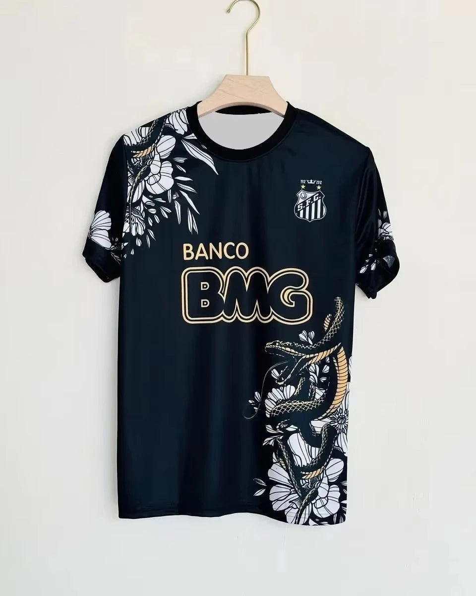 Santos FC Vintage Football Jersey 25/26 – Neymar Inspired