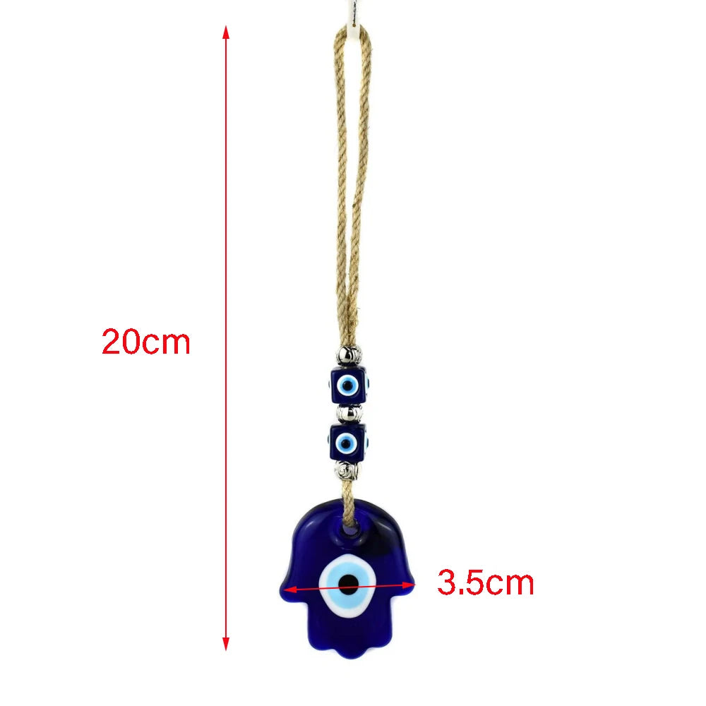 Evil Eye Macrame Wall Hanging – Nazar Protection Decor