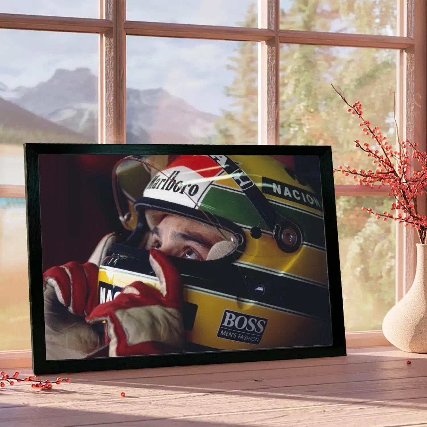 Ayrton Senna Legend Canvas Art