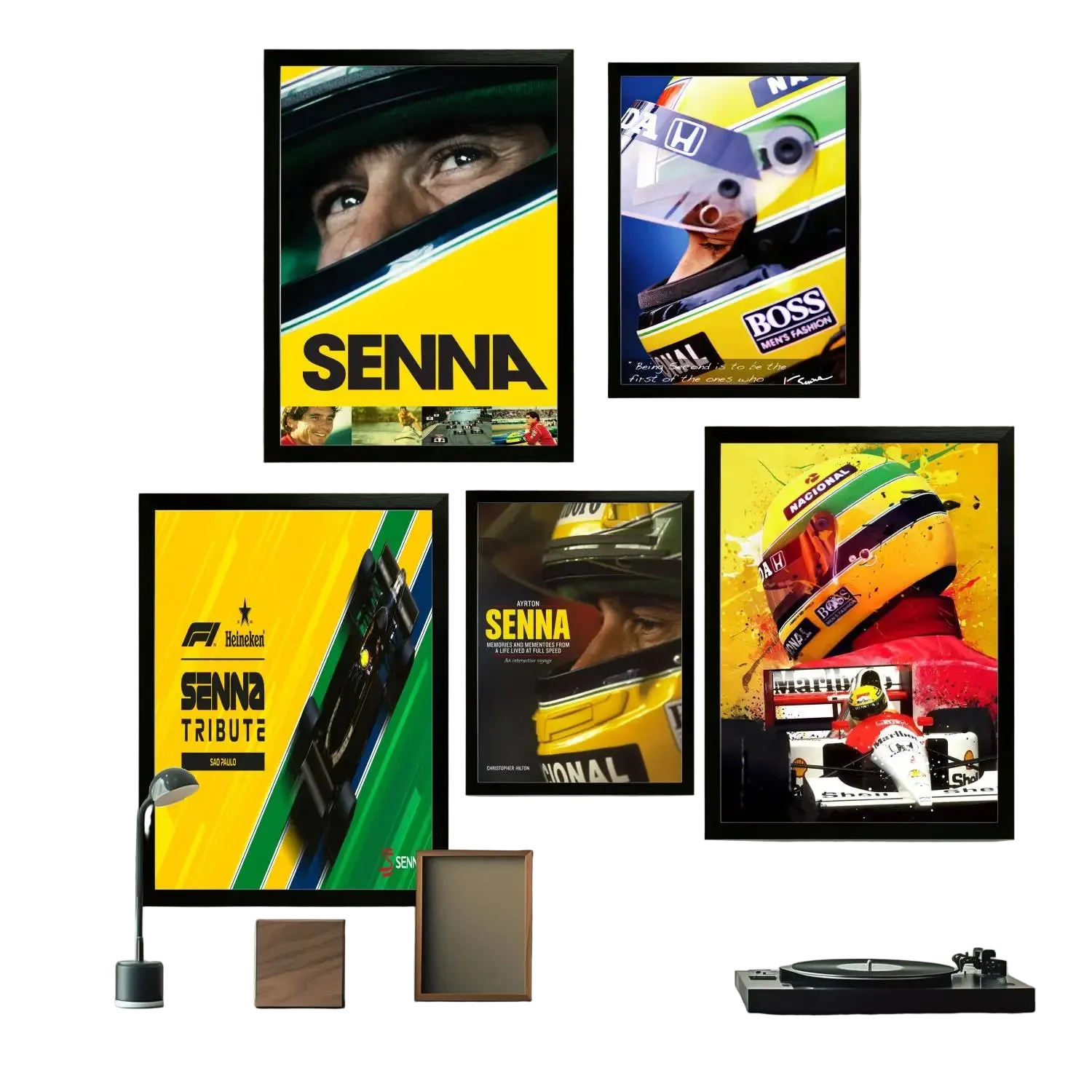 Ayrton Senna Legend Canvas Art