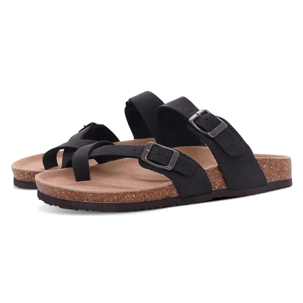 Brazilian Cork Slide Sandals