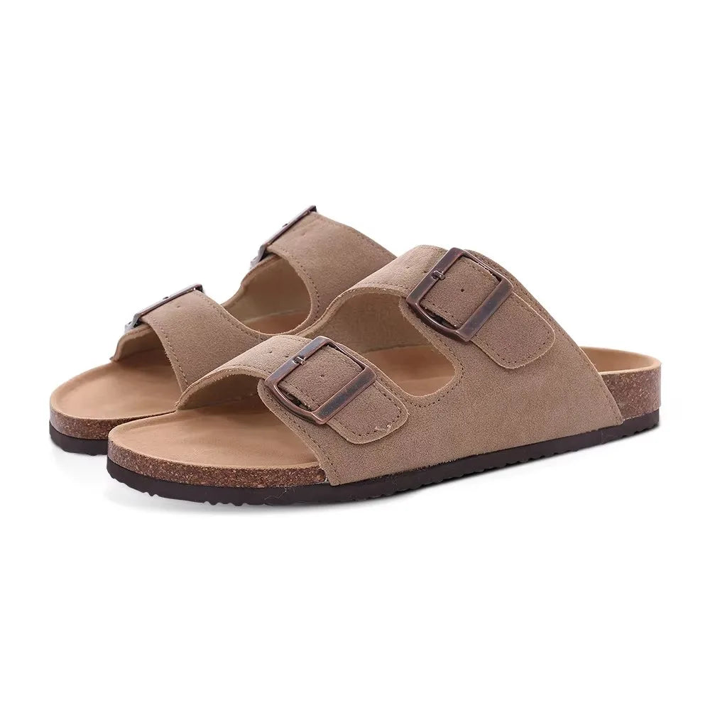 Brazilian Cork Slide Sandals