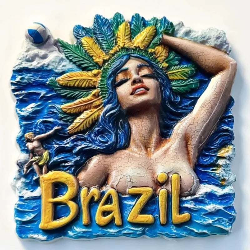 Brazil Fridge Magnets – Rio de Janeiro Souvenir Set