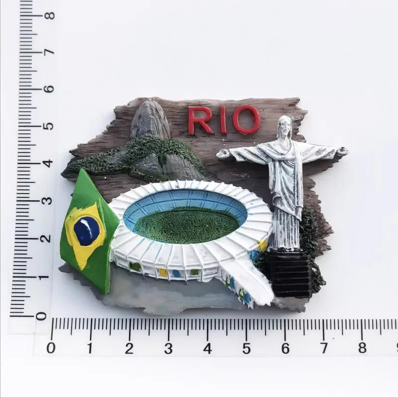 Brazil Fridge Magnets – Rio de Janeiro Travel Souvenir