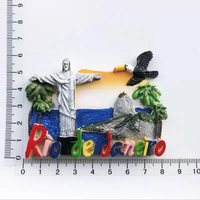 Brazil Fridge Magnets – Rio de Janeiro Travel Souvenir