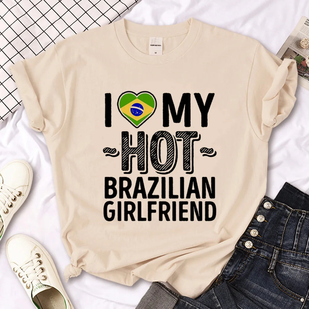 Brazil Graphic Streetwear T-Shirt – Women’s Casual Lifestyle Tee