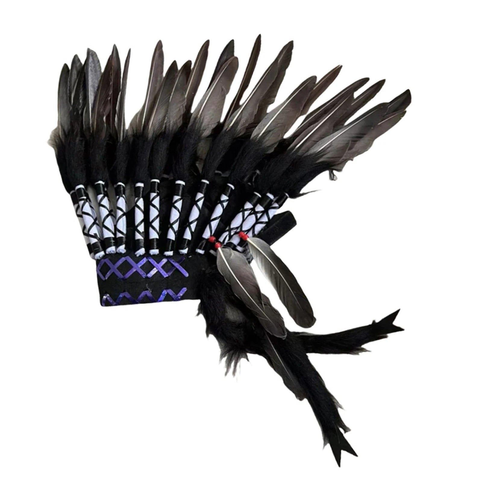 Tribal-Inspired Feather Headdress – Stage, Dance & Costume Accessory