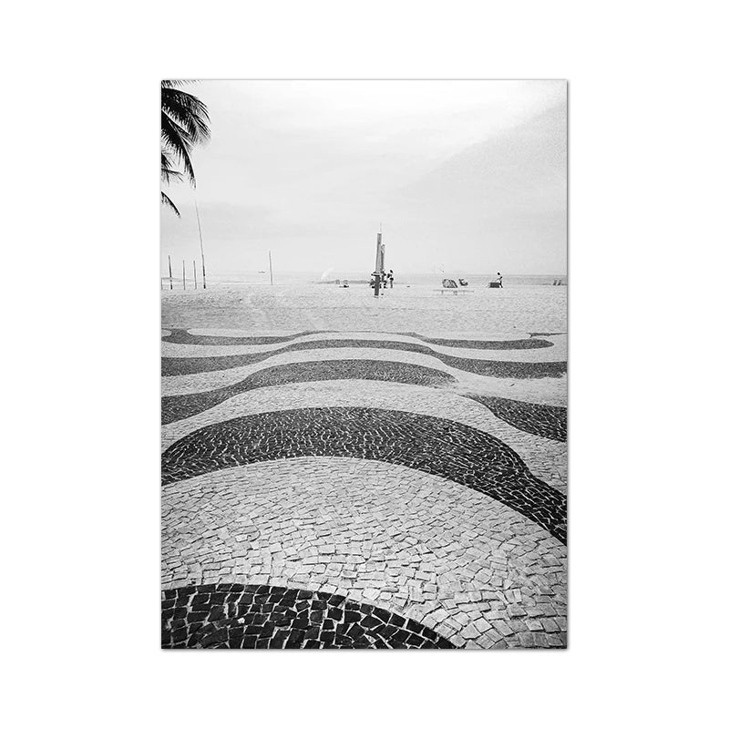 Rio de Janeiro Black & White Poster