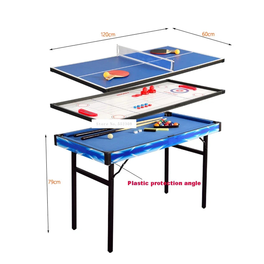Mini Multi-Game Table Set – Kids Desktop Game Station