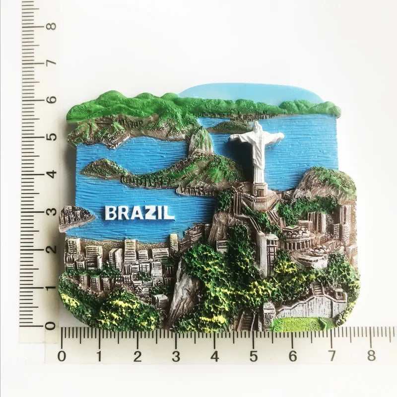 Brazil Fridge Magnets – Rio de Janeiro Travel Souvenir