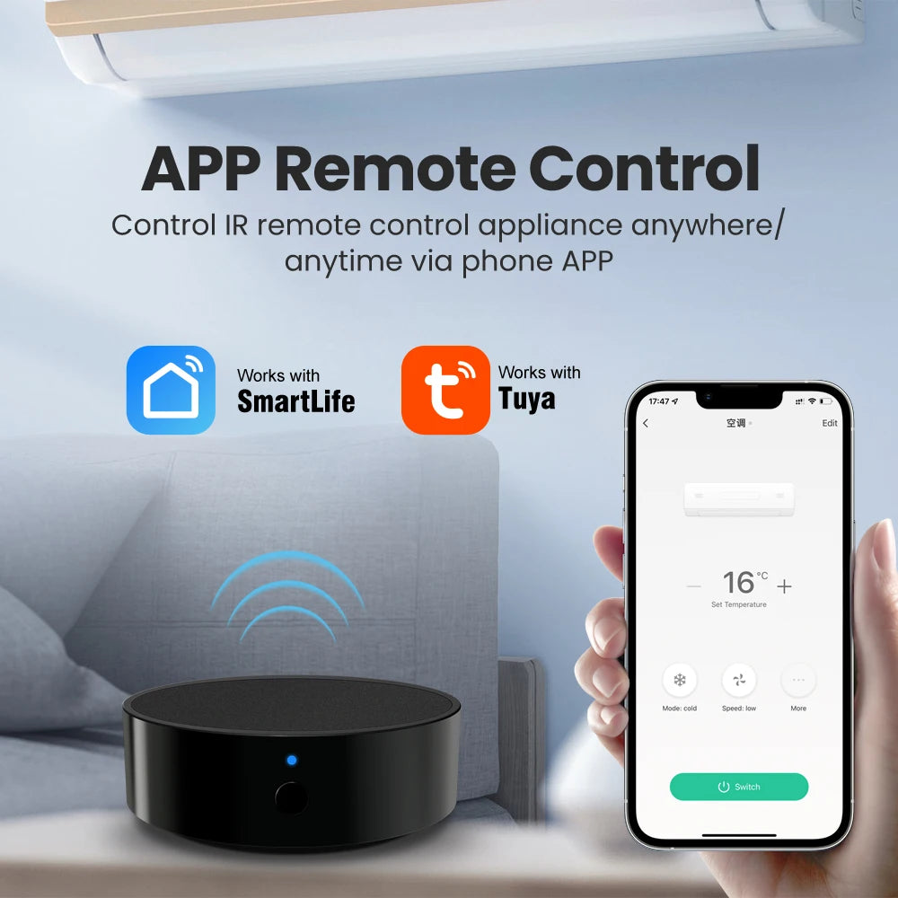Smart WiFi IR Remote Controller