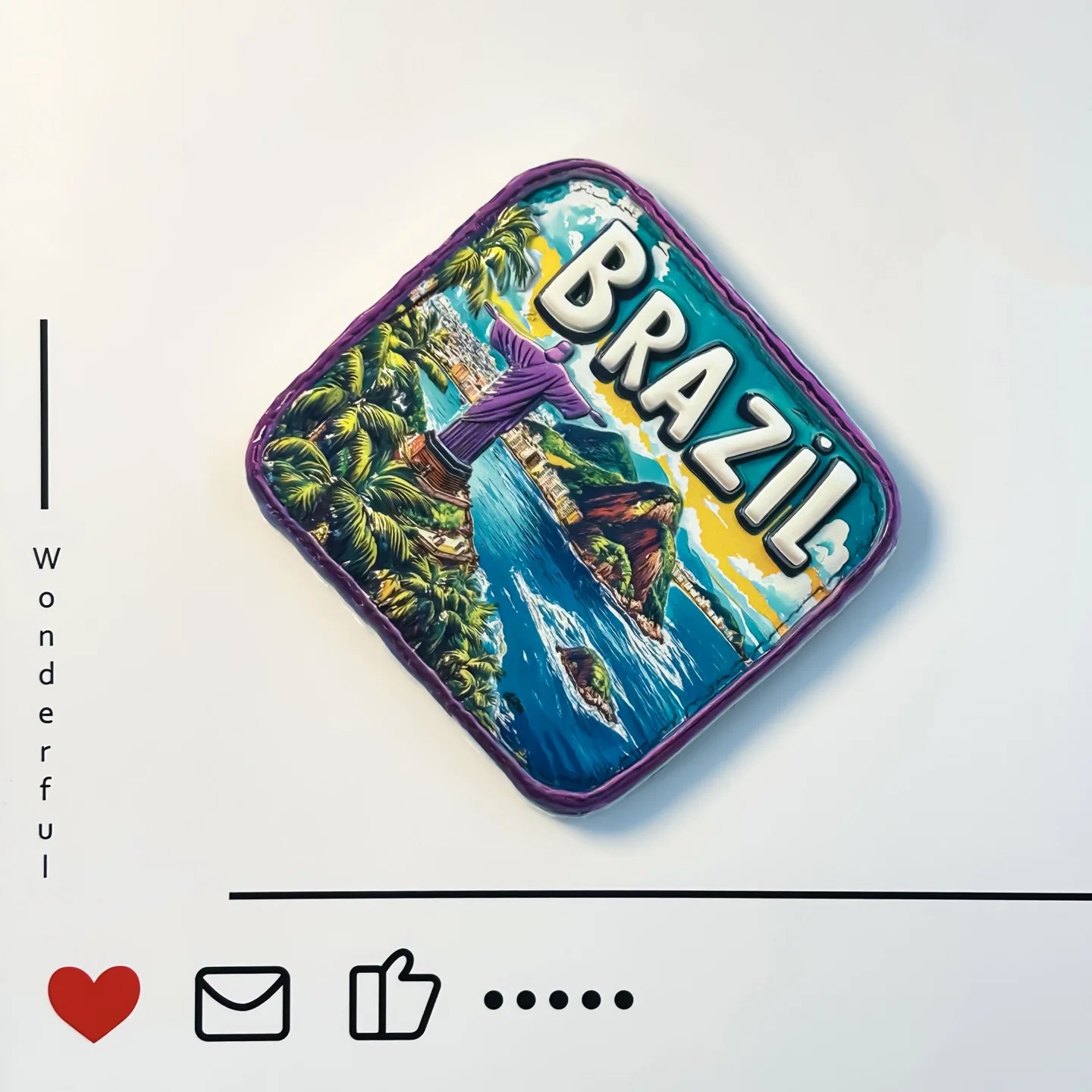 Christ the Redeemer Fridge Magnet – Rio de Janeiro Souvenir