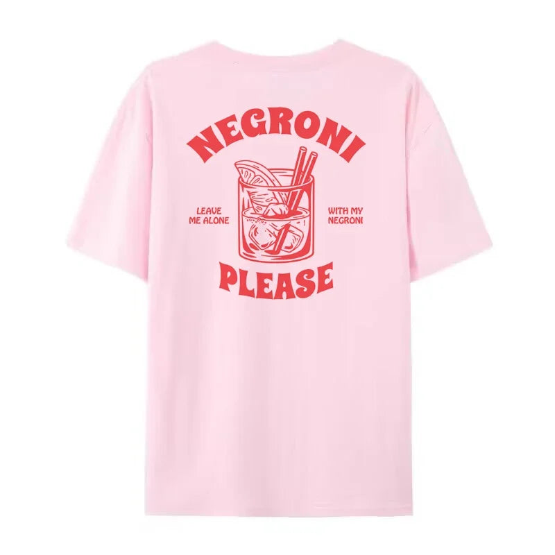 “Negroni Please” Vintage T-Shirt – Unisex Streetwear Tee