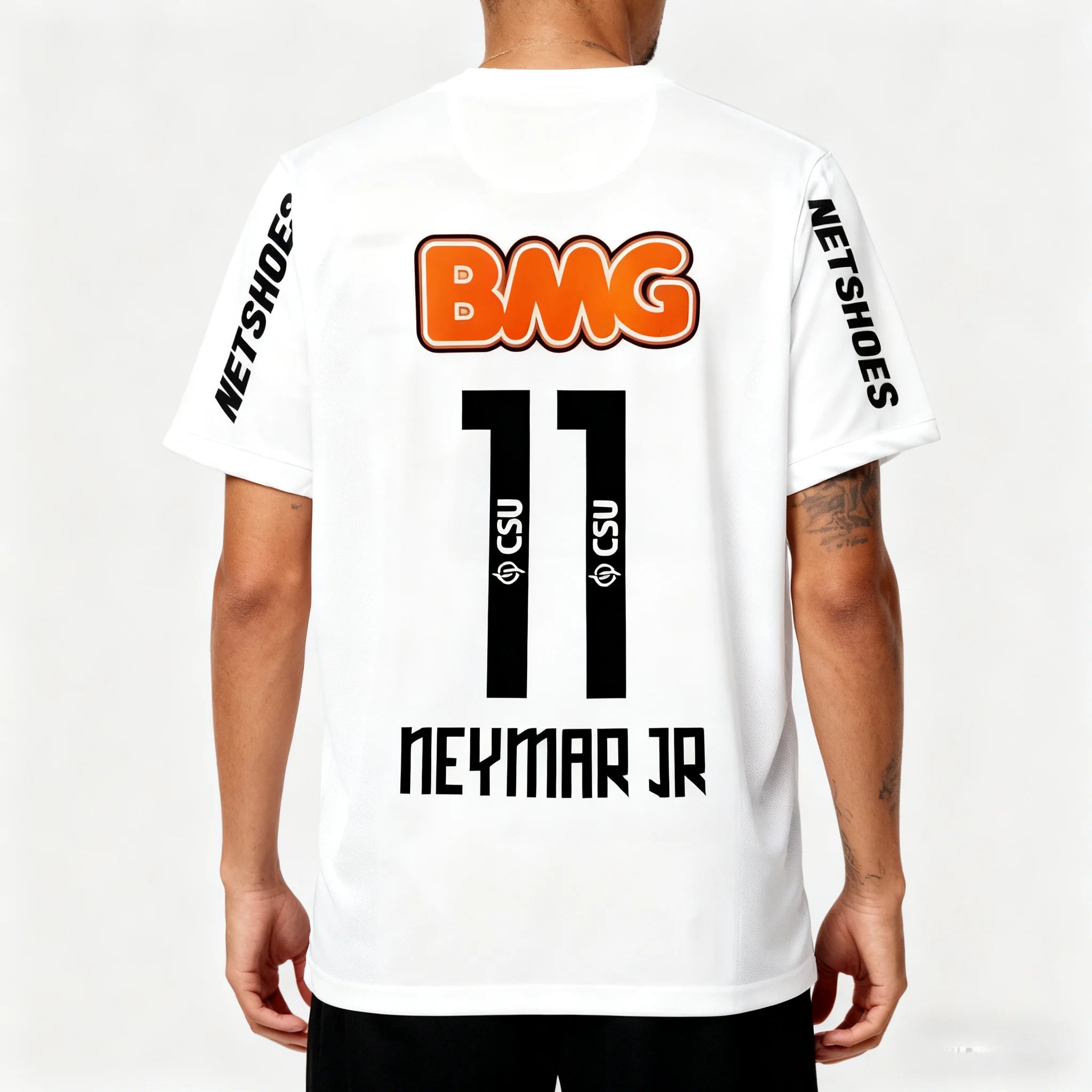 Santos Football Jersey – Neymar Inspired Unisex Casual Sports Tee