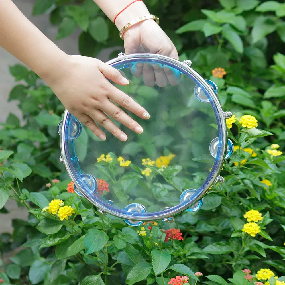 Brazilian Rhythm Tambourine – Self-Tuning Double Jingle Hand Drum