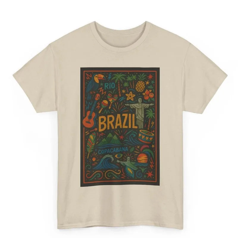 Rio Carnival Brazilian Pattern T-Shirt