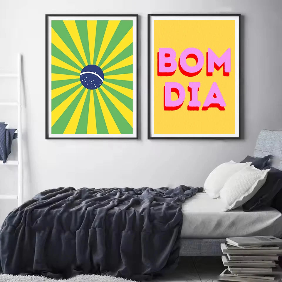 Brazilian Summer Canvas Art – Rio de Janeiro Quotes