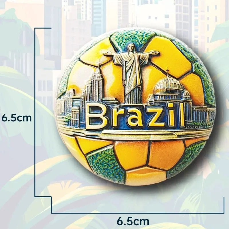 Brazil Fridge Magnets – Rio de Janeiro Souvenir Set