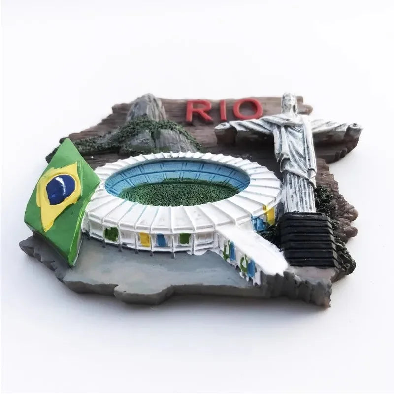 Brazil Fridge Magnets – Rio de Janeiro Travel Souvenir