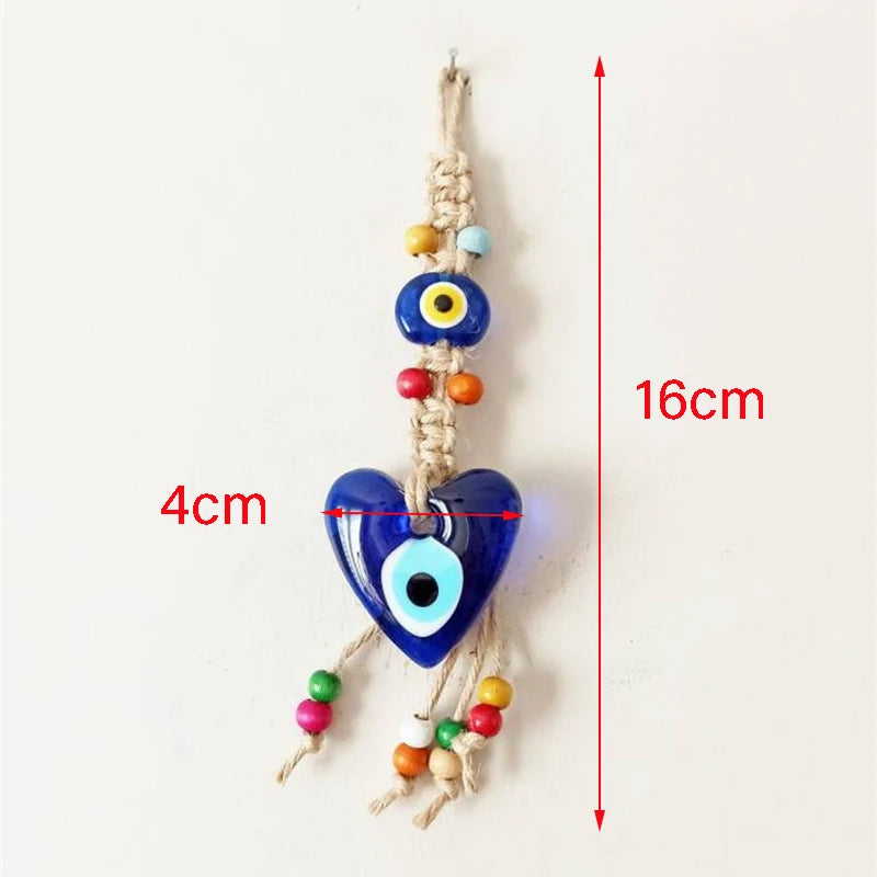 Evil Eye Macrame Wall Hanging – Nazar Protection Decor