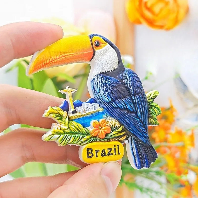 Brazil Fridge Magnets – Rio de Janeiro Souvenir Set