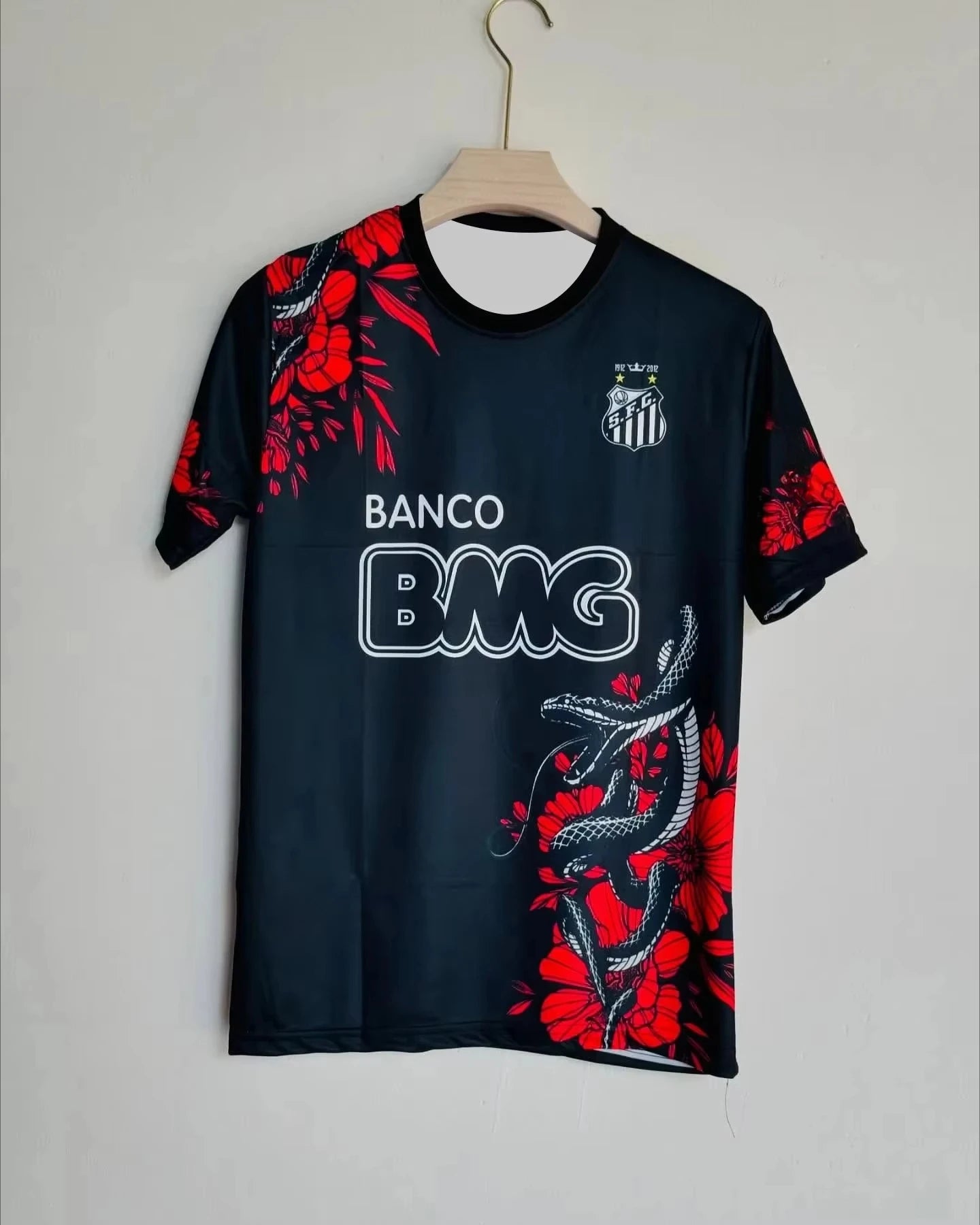 Santos FC Vintage Football Jersey 25/26 – Neymar Inspired