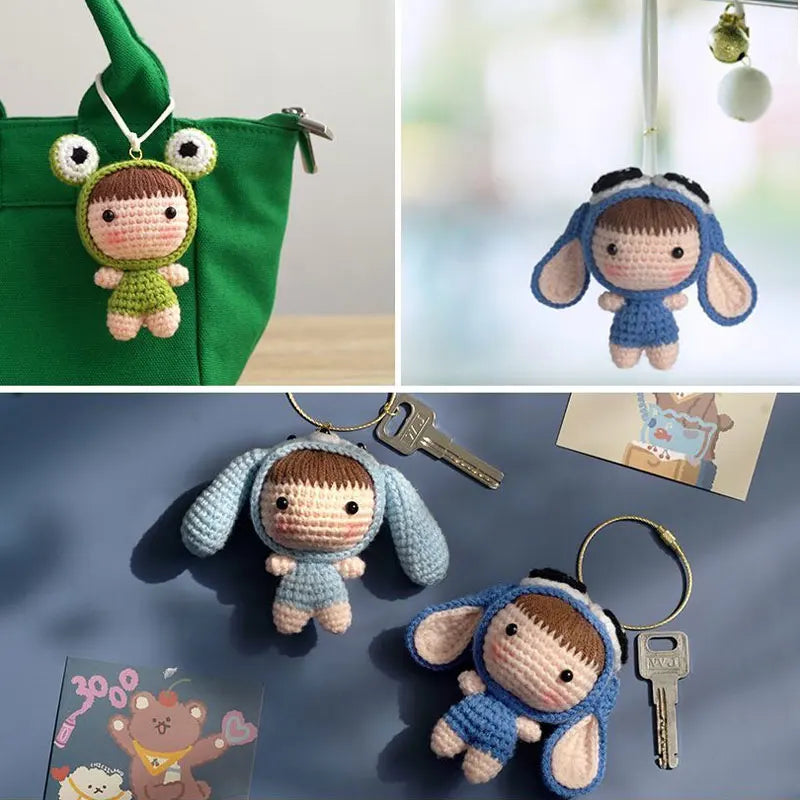 DIY Crochet Doll Kit – Handmade Dog (Beginner Friendly)