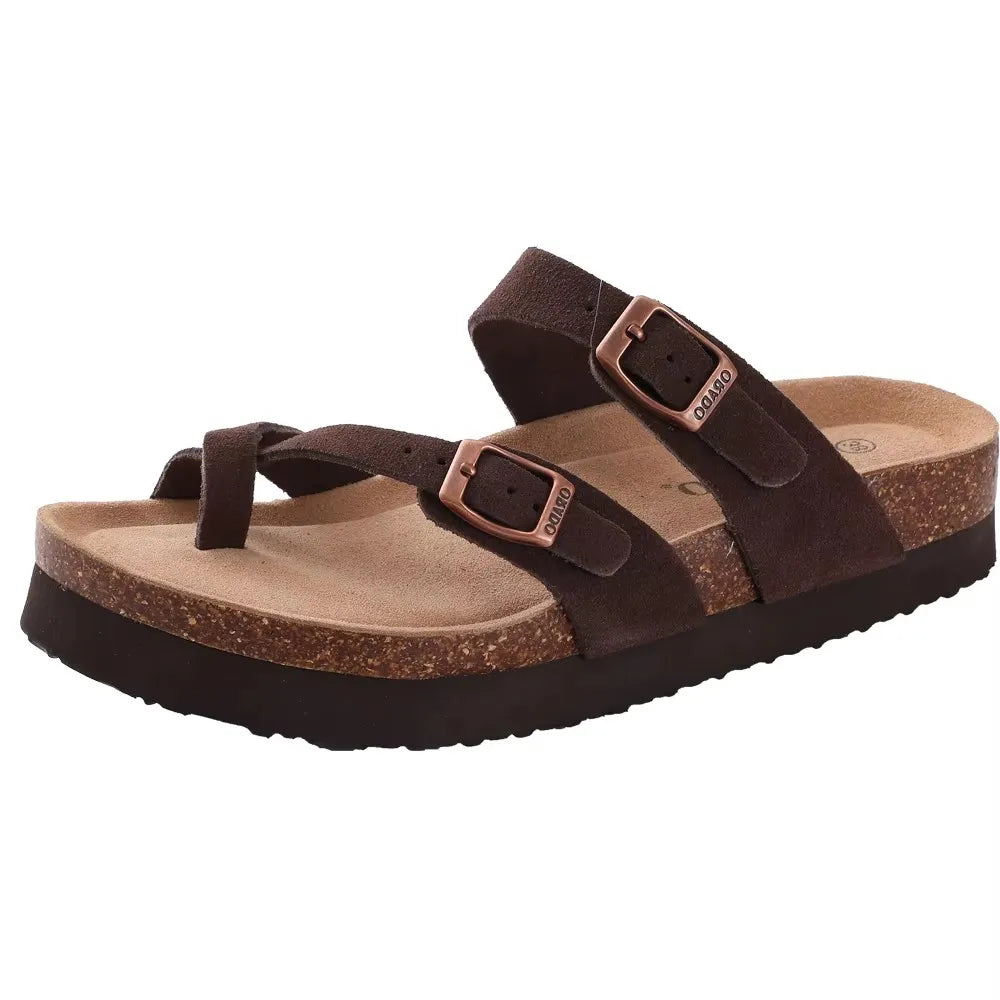 Brazilian Cork Slide Sandals