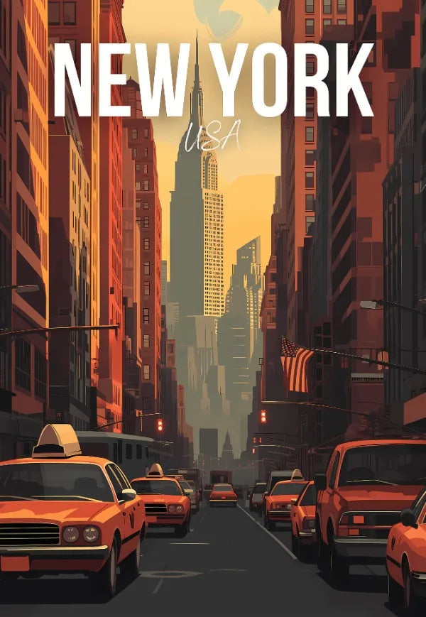 World Travel Art Canvas – Iconic Cities Collection