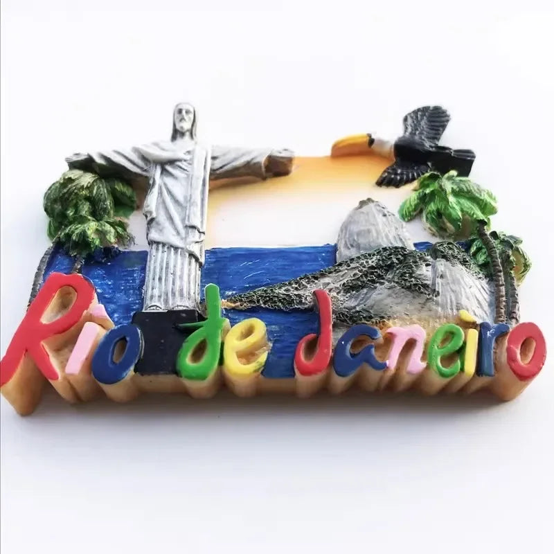 Brazil Fridge Magnets – Rio de Janeiro Travel Souvenir