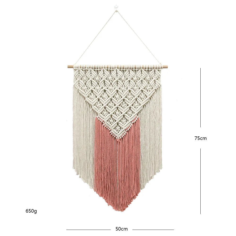 Nordic Macramé Wall Tapestry – Boho Home Decor