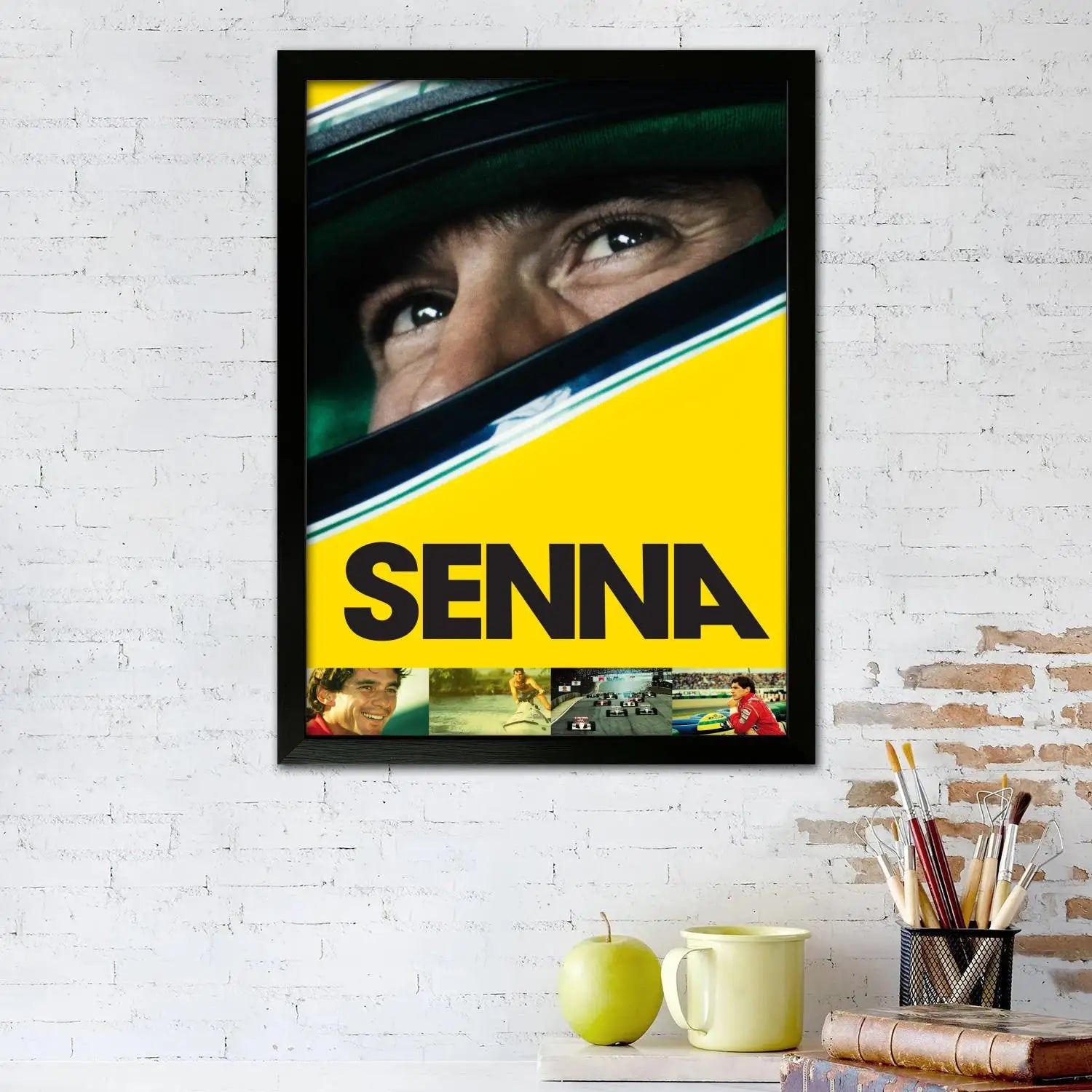 Ayrton Senna Legend Canvas Art
