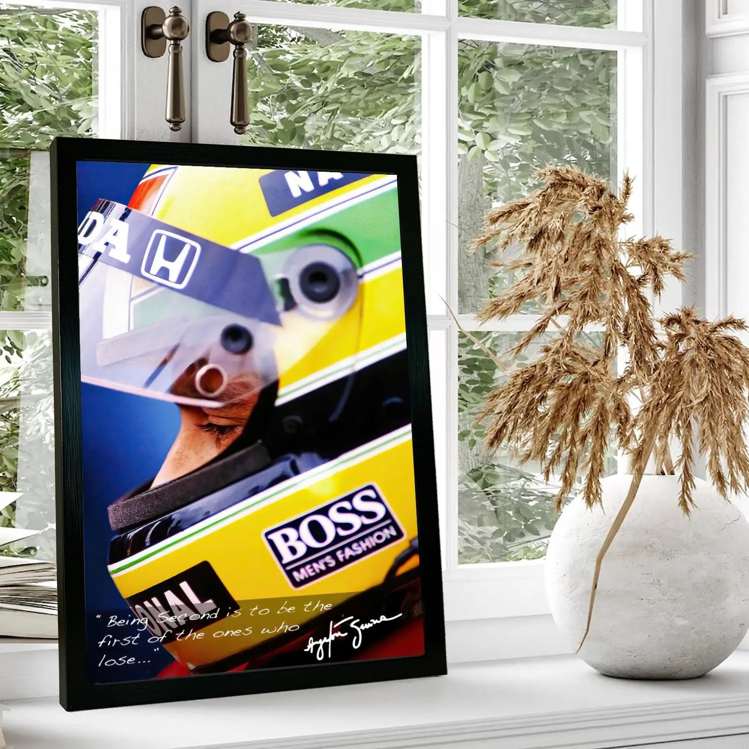 Ayrton Senna Legend Canvas Art