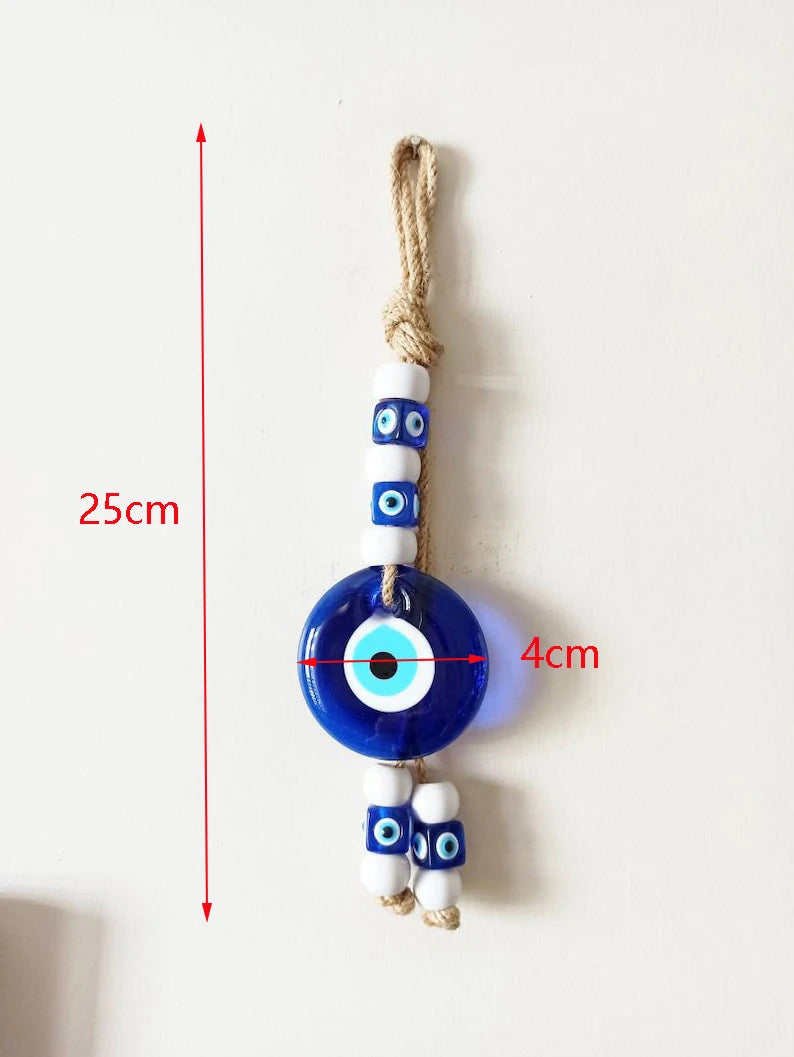 Evil Eye Macrame Wall Hanging – Nazar Protection Decor