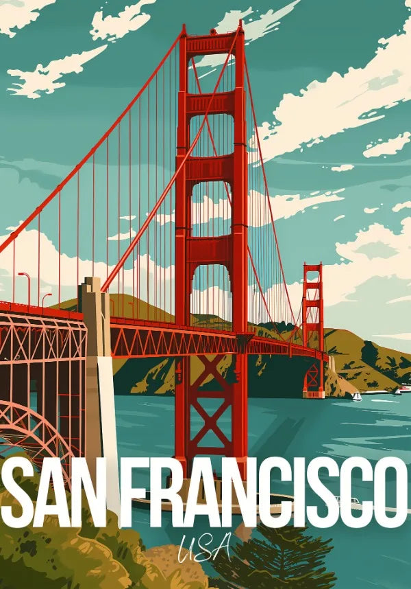 World Travel Art Canvas – Iconic Cities Collection