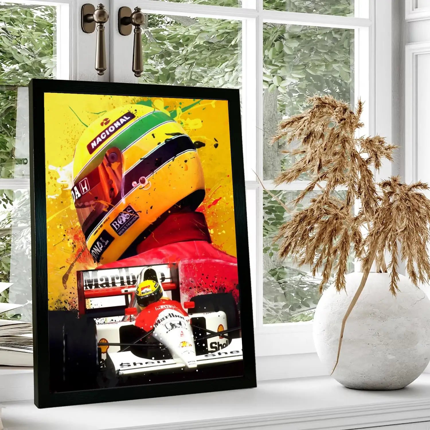 Ayrton Senna Legend Canvas Art