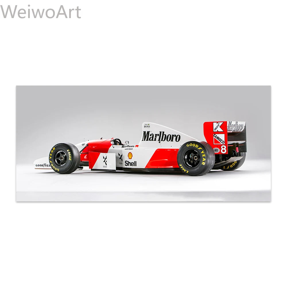 Ayrton Senna World Champion Racing Poster