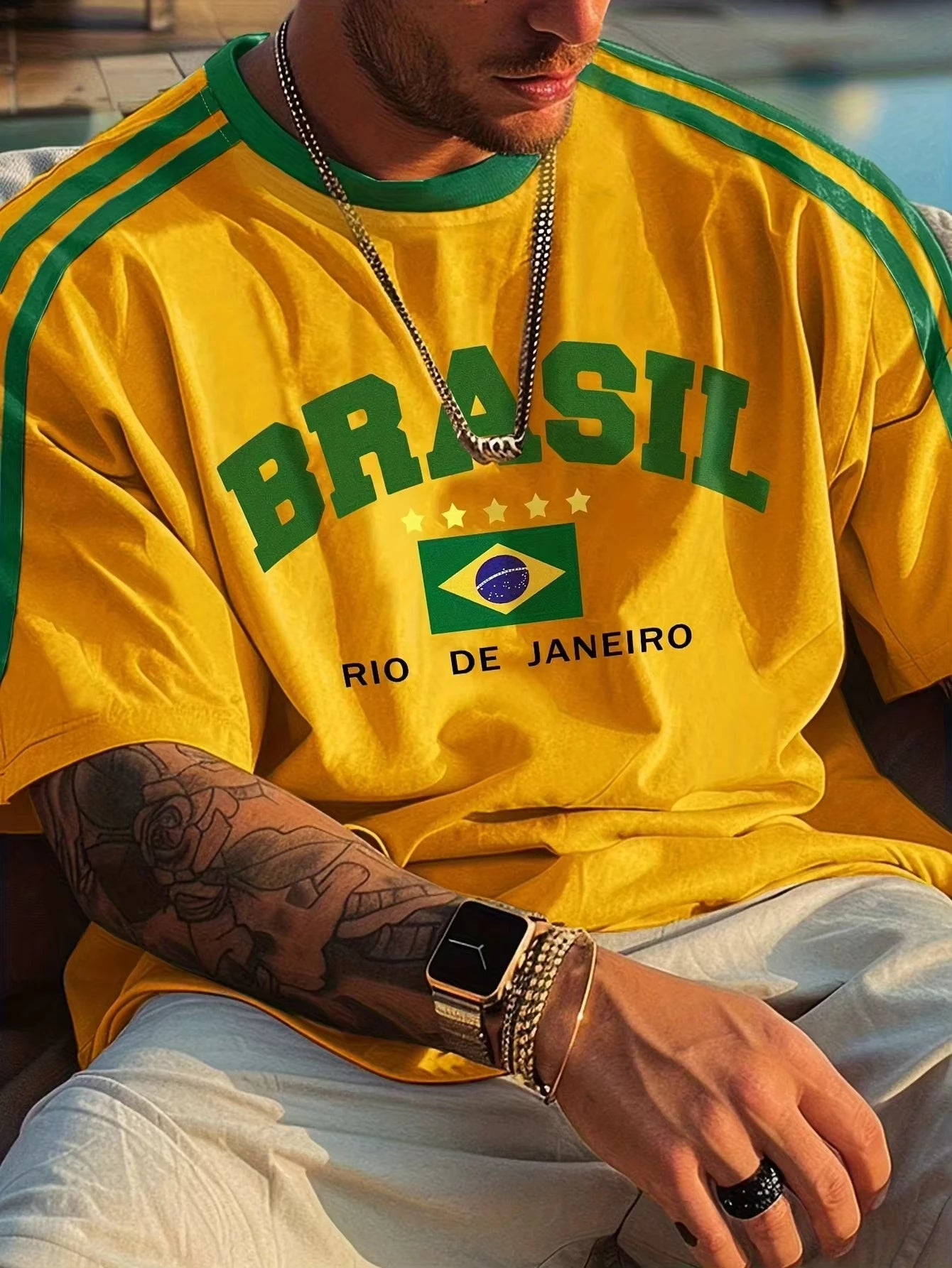 Brazil Five-Star Jersey Tee