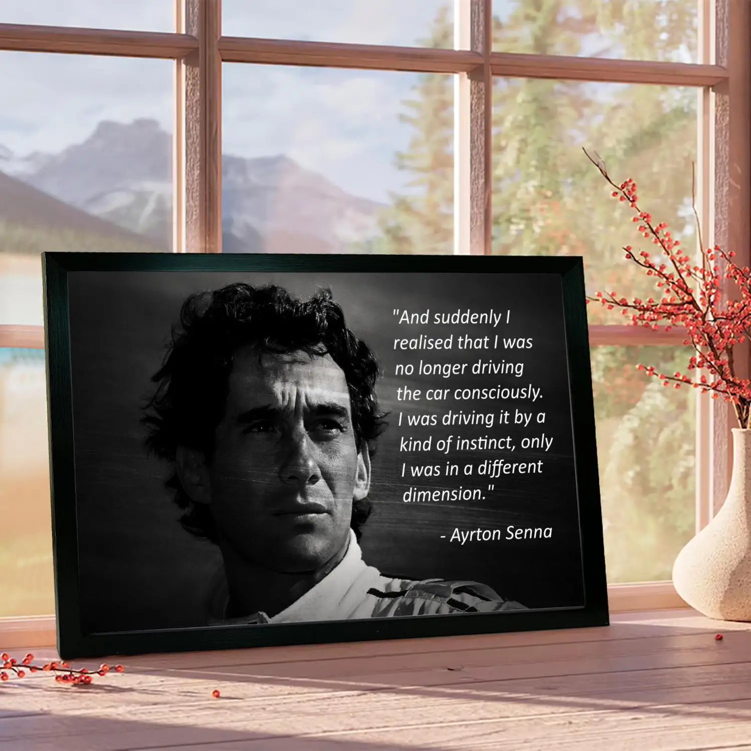 Ayrton Senna Legend Canvas Art