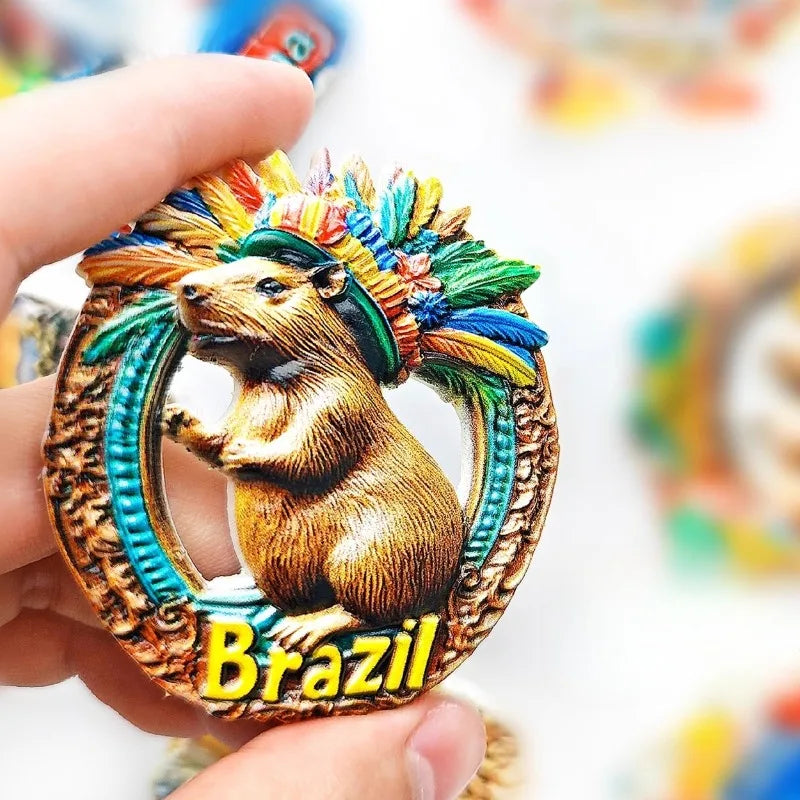 Brazil Fridge Magnets – Rio de Janeiro Souvenir Set