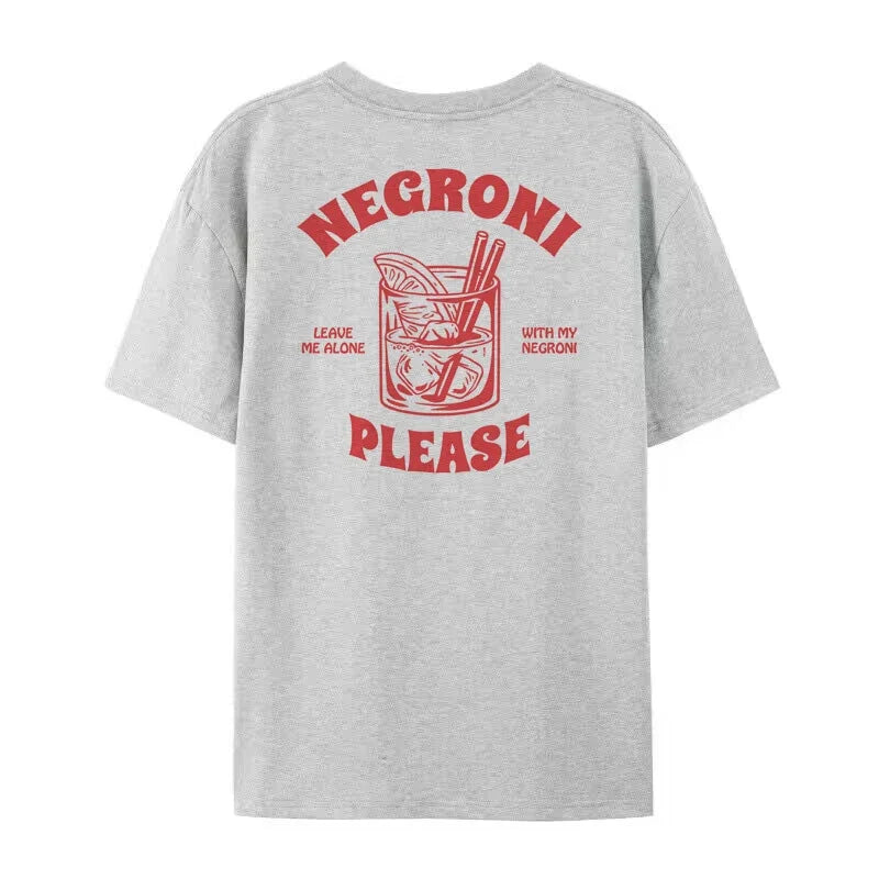 “Negroni Please” Vintage T-Shirt – Unisex Streetwear Tee